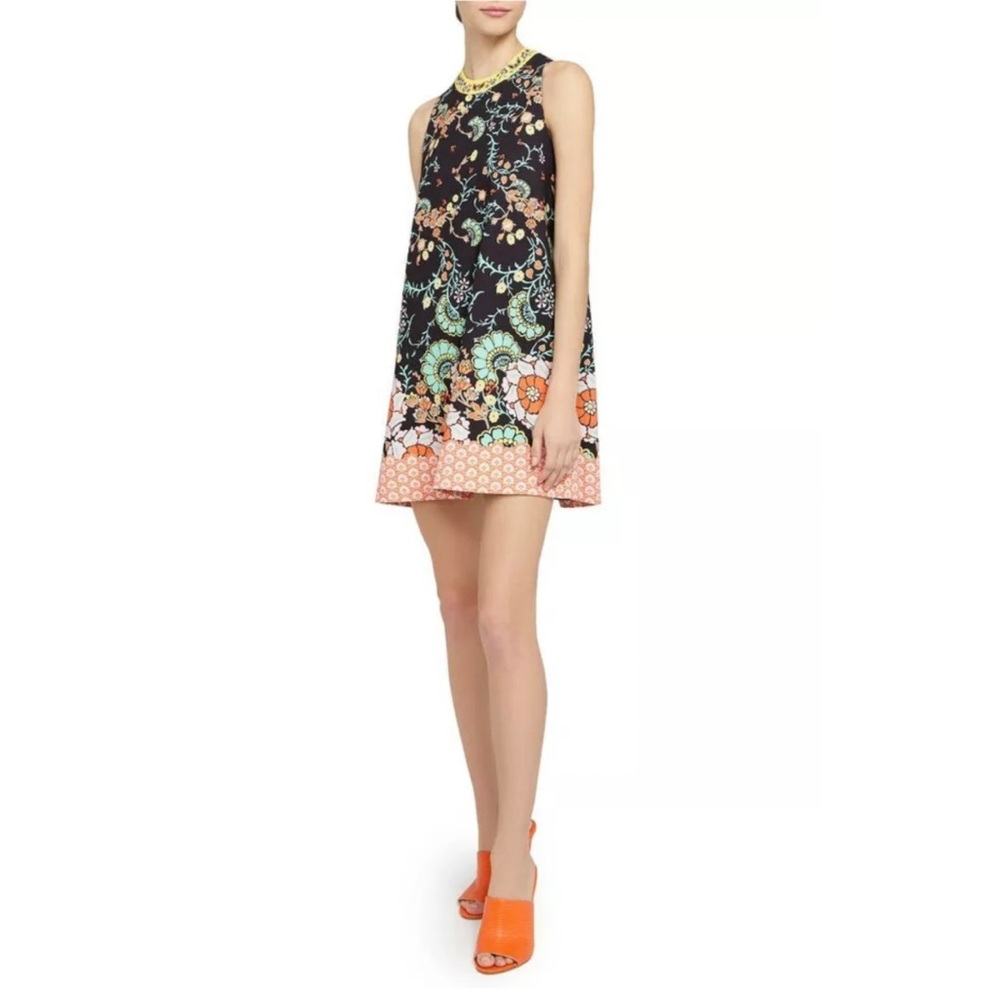 Alice + Olivia Keaton Crewneck Shift Dress | Size 4